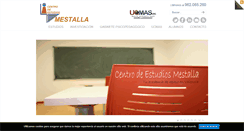 Desktop Screenshot of centrodeestudiosmestalla.com