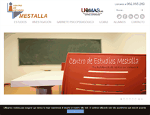 Tablet Screenshot of centrodeestudiosmestalla.com
